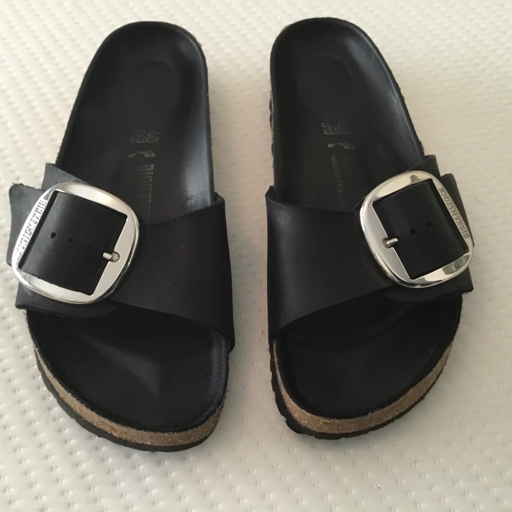 Birkenstock Big Buckle Leather Black